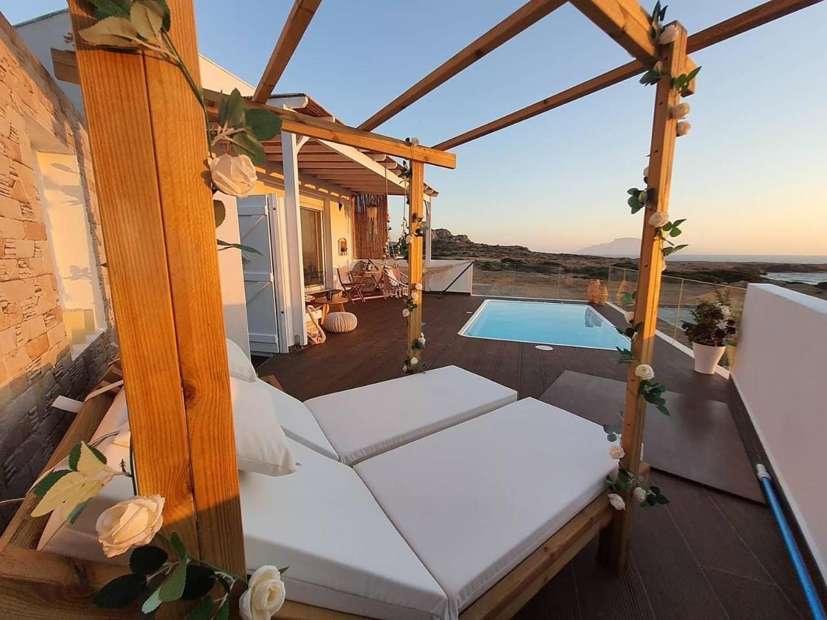 Tramonto Luxury Villa No1- Breathtaking Sunset View Finíki Kültér fotó
