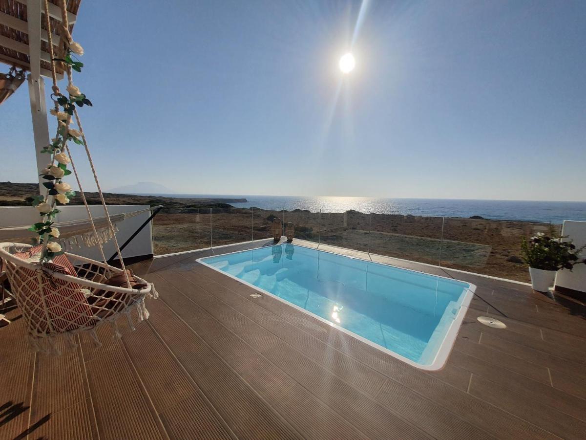 Tramonto Luxury Villa No1- Breathtaking Sunset View Finíki Kültér fotó