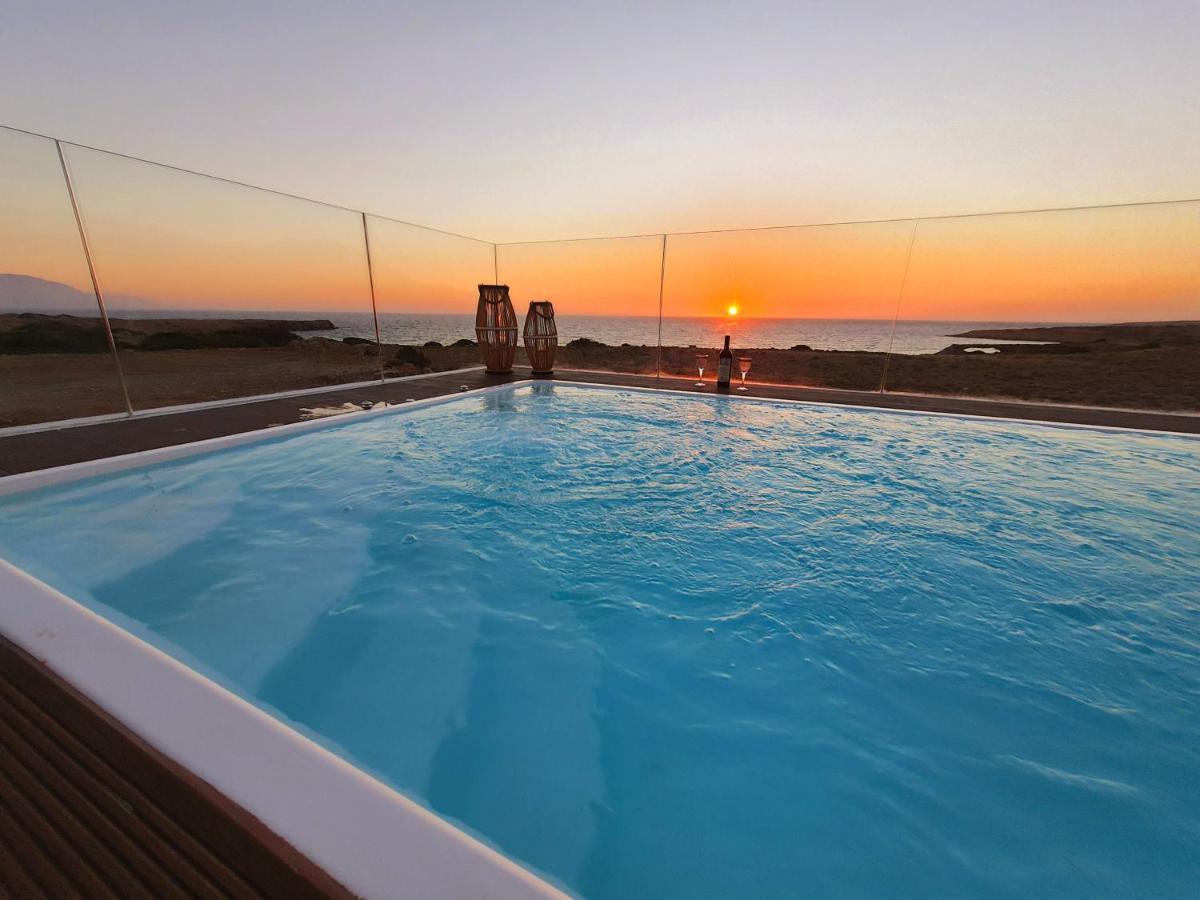 Tramonto Luxury Villa No1- Breathtaking Sunset View Finíki Kültér fotó