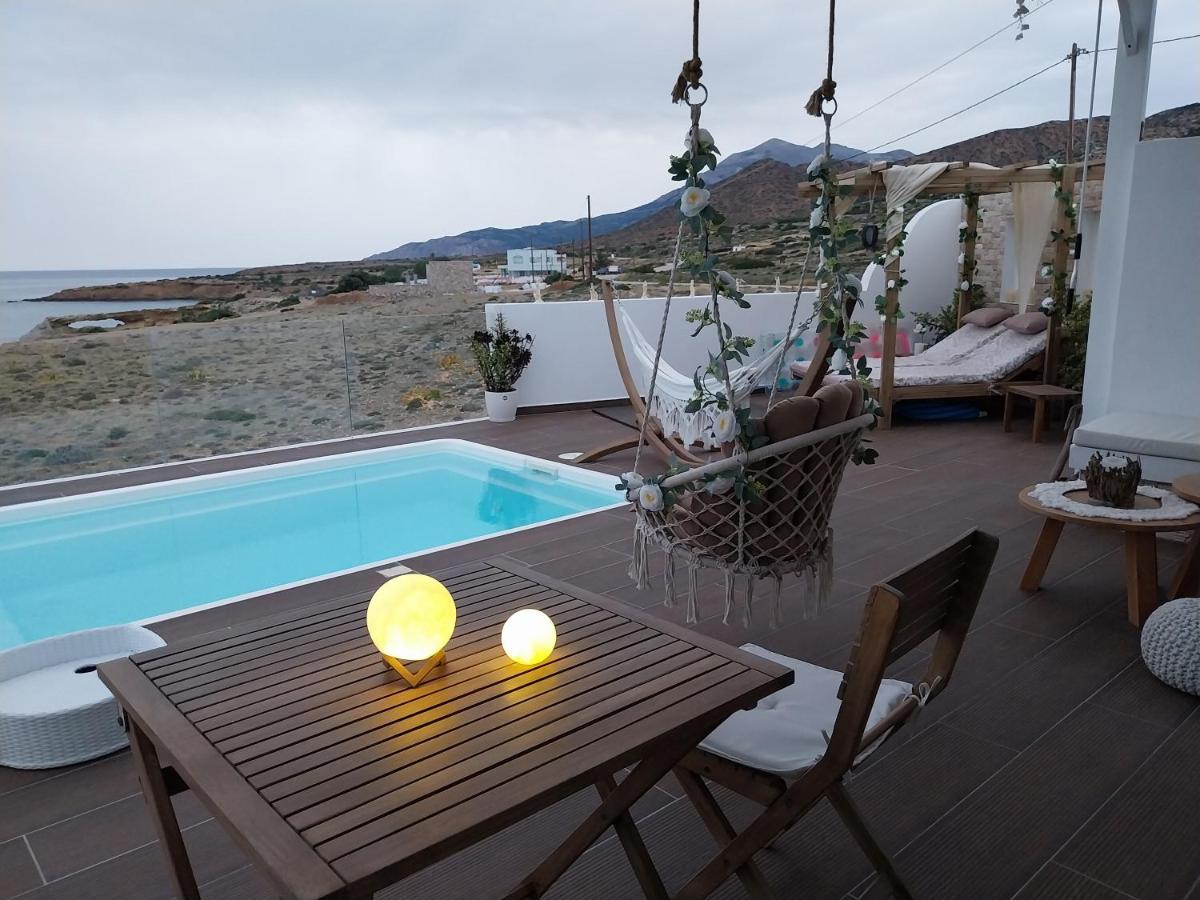Tramonto Luxury Villa No1- Breathtaking Sunset View Finíki Kültér fotó